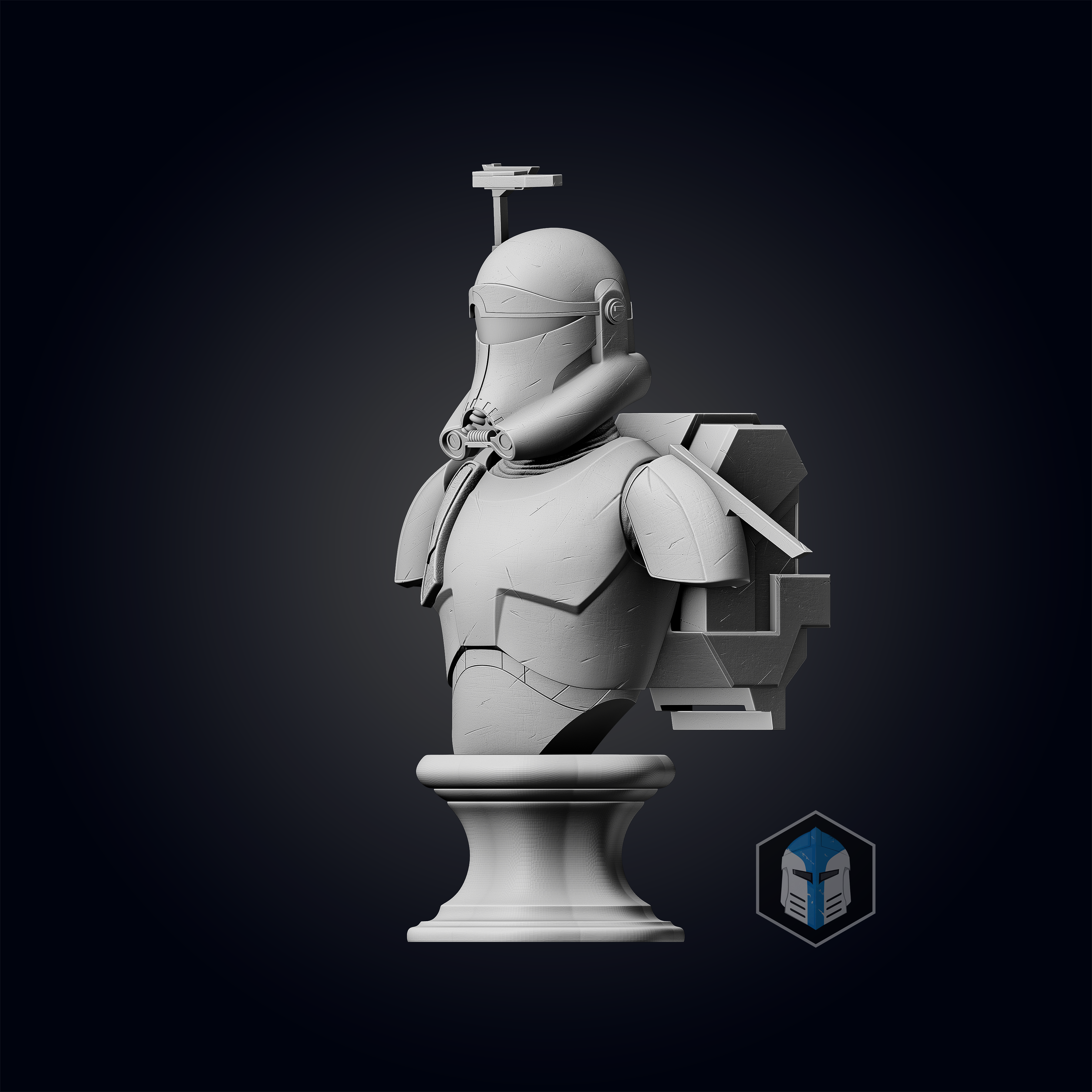 Bad Batch Crosshair Bust - 3D Print Files - Galactic Armory