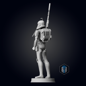 Bad Batch Crosshair Figurine - Pose 1 - 3D Print Files - Galactic Armory