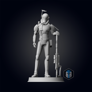 Bad Batch Crosshair Figurine - Pose 2 - 3D Print Files - Galactic Armory