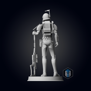 Bad Batch Crosshair Figurine - Pose 2 - 3D Print Files - Galactic Armory