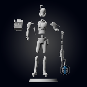 Bad Batch Crosshair Figurine - 3 in 1 Bundle - 3D Print Files - Galactic Armory