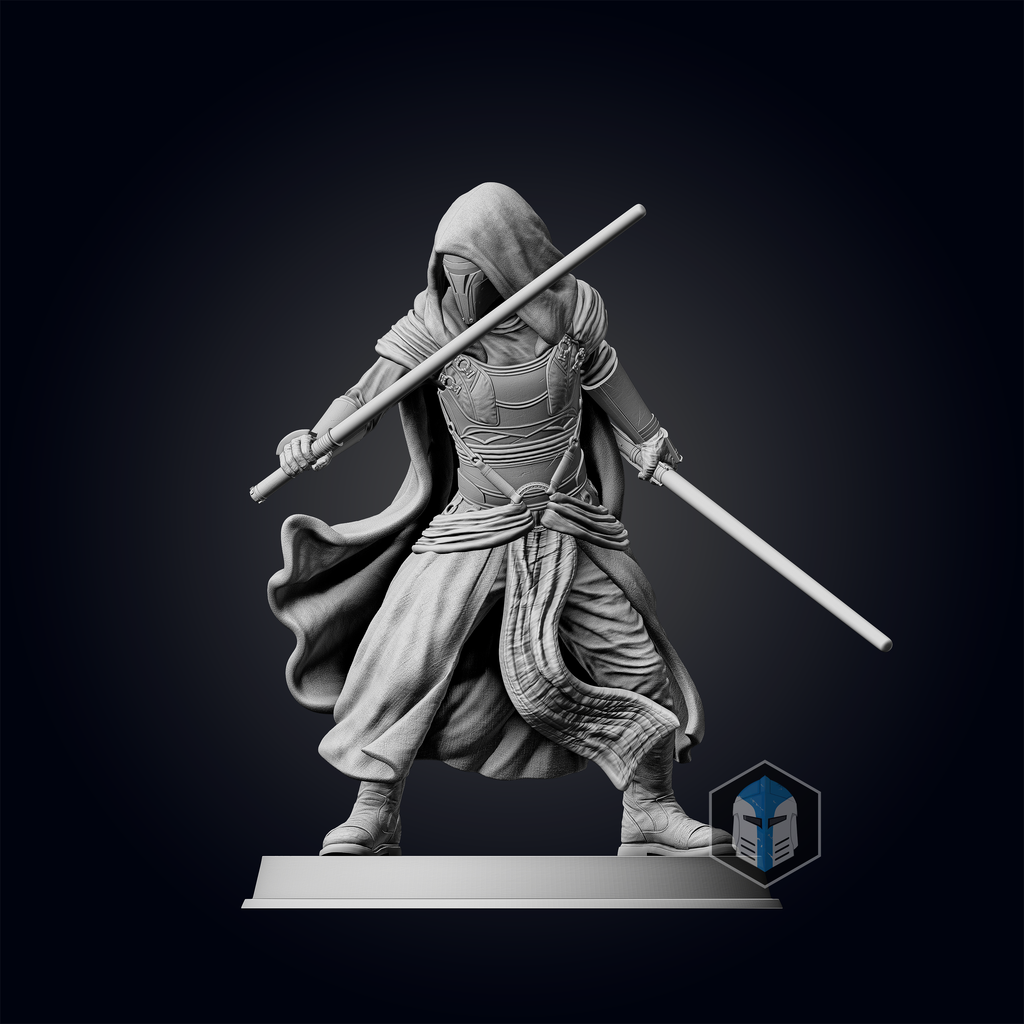 Darth Revan Figurine - Pose 1 - 3D Print Files - Galactic Armory