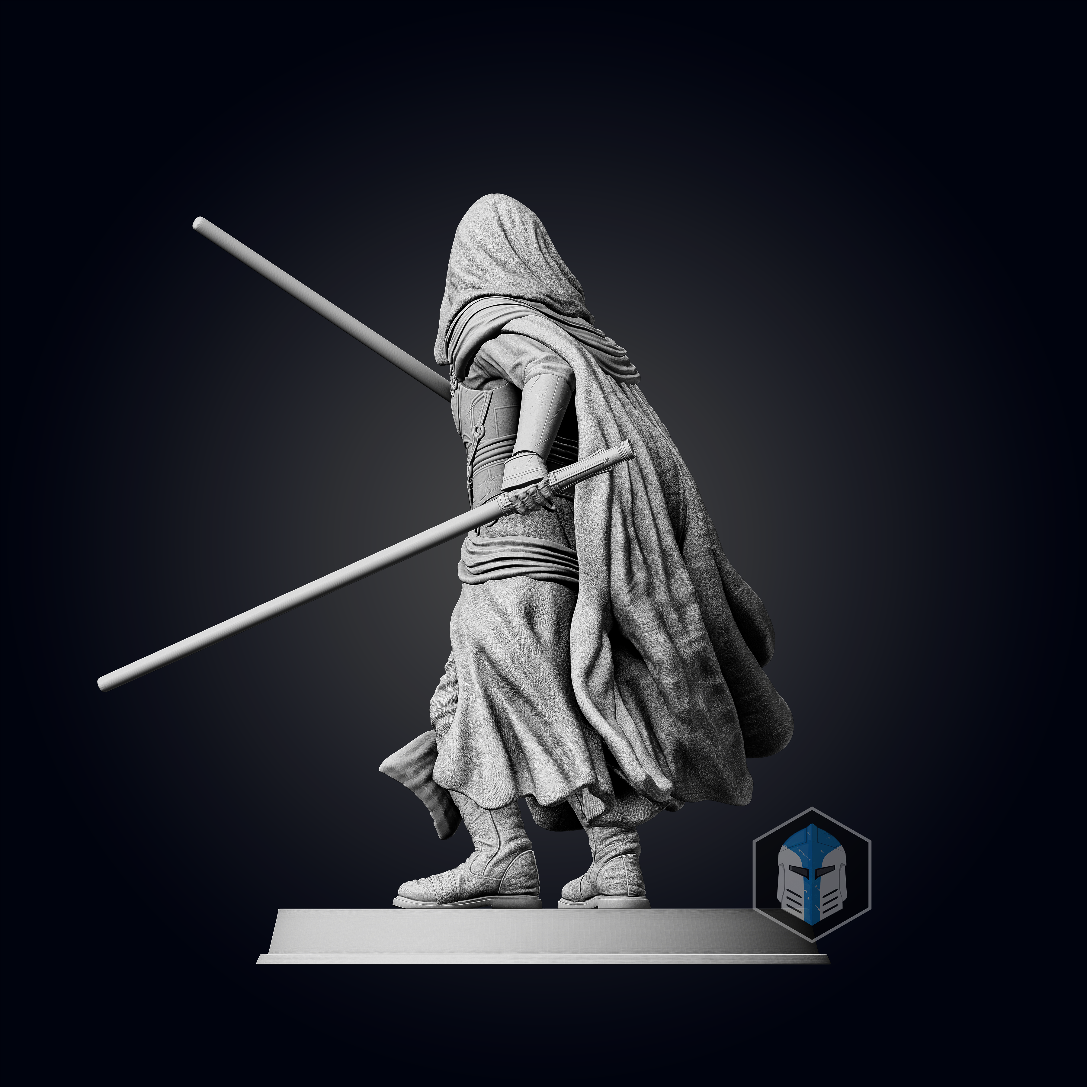 Darth Revan Figurine - Pose 1 - 3D Print Files - Galactic Armory