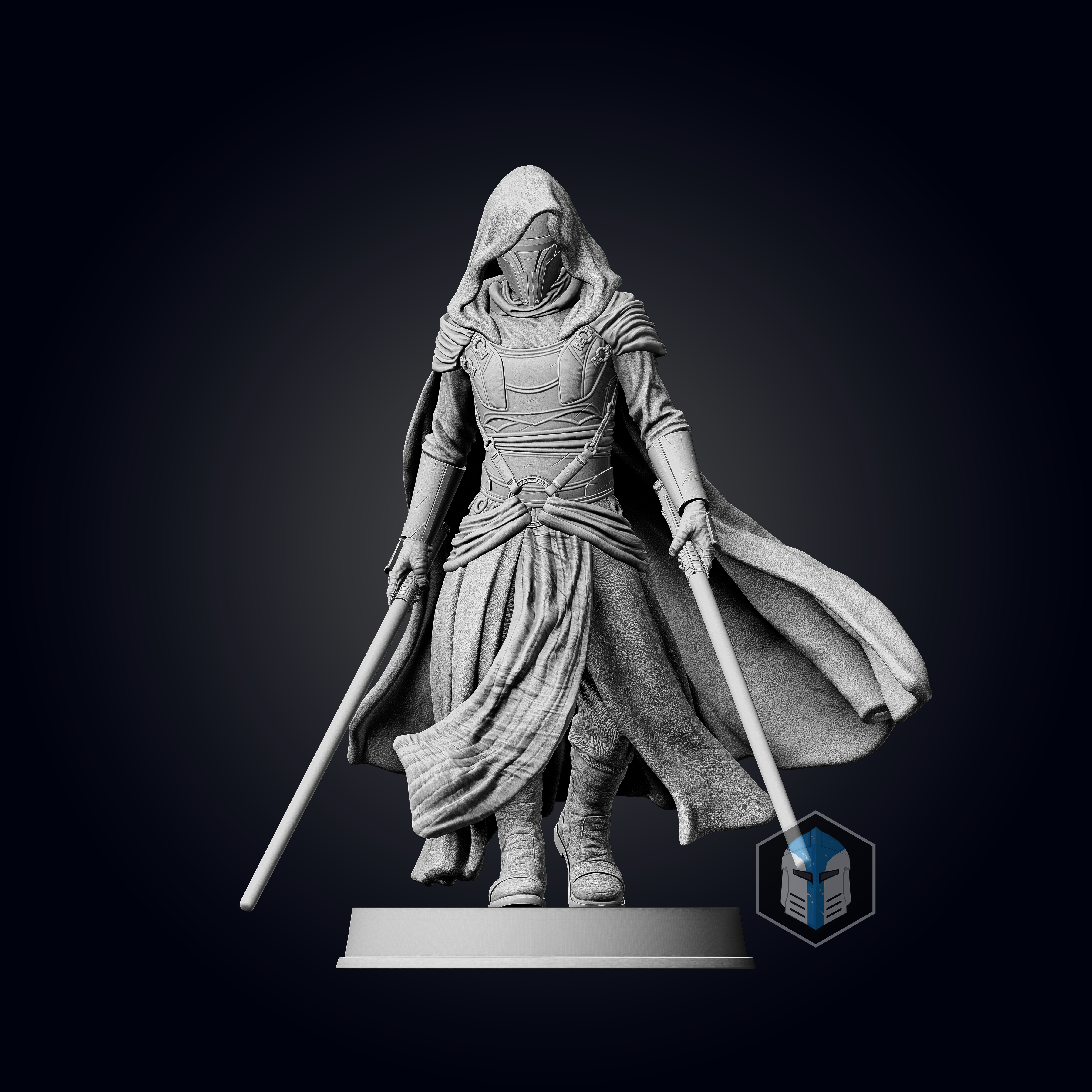 Darth Revan Figurine - BUNDLE - 3D Print Files - Galactic Armory