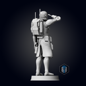 Bad Batch Echo Figurine - Pose 2 - 3D Print Files - Galactic Armory