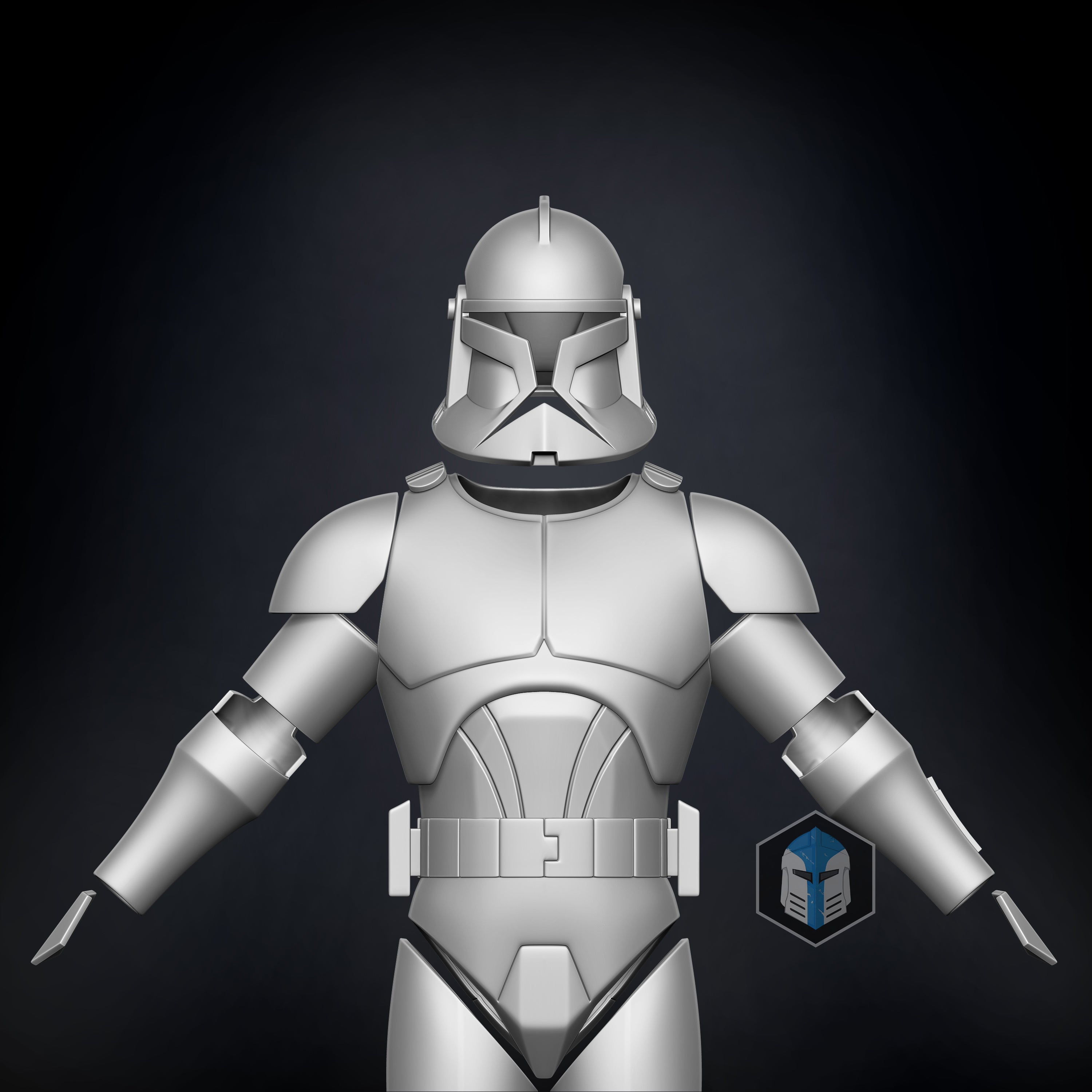 Phase 1 Animated Clone Trooper Armor - 3D Print Files - Galactic Armory