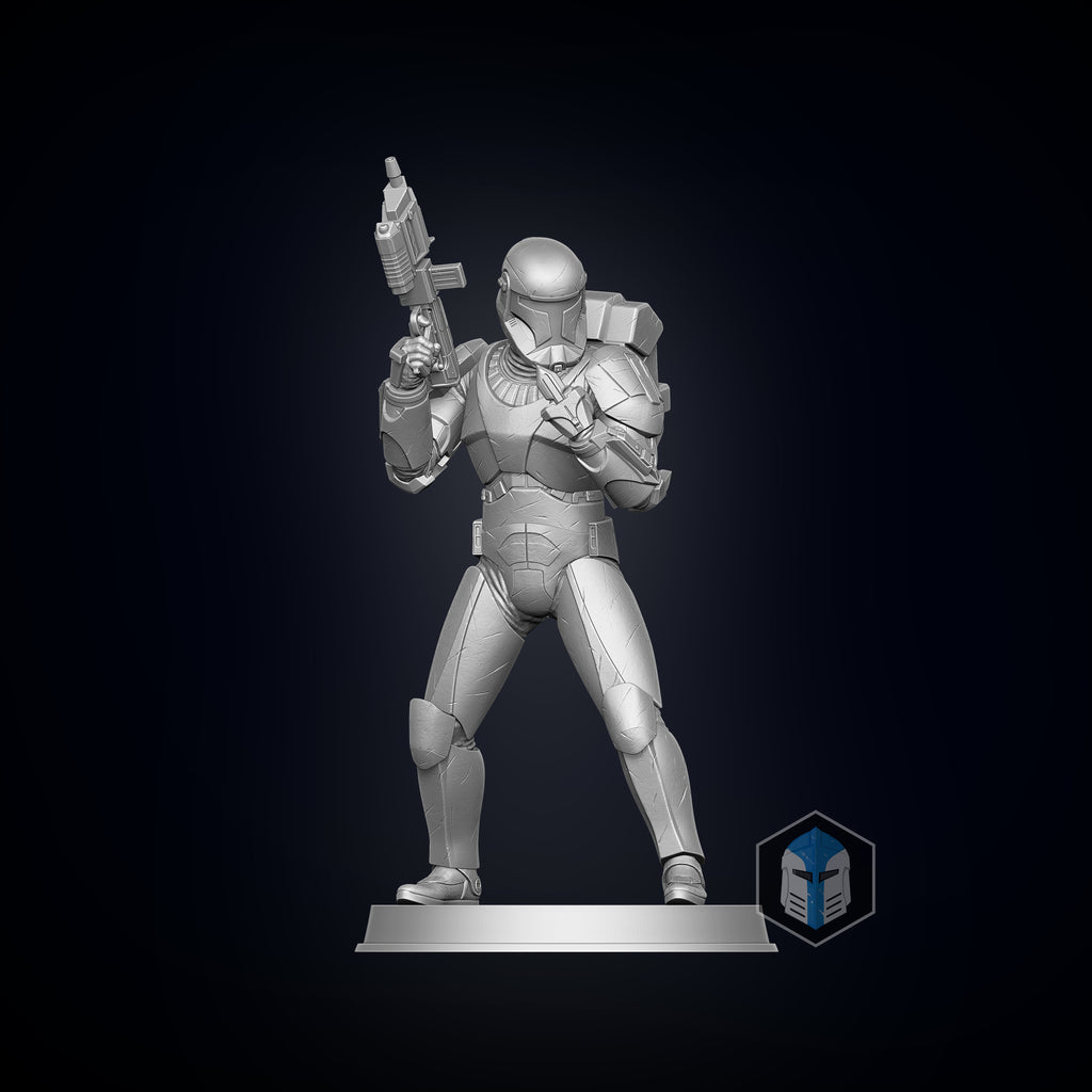Republic Commando Figurine - Pose 1 - 3D Print Files – Galactic Armory