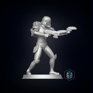 Bad Batch Hunter Figurine - Pose 2 - 3D Print Files - Galactic Armory