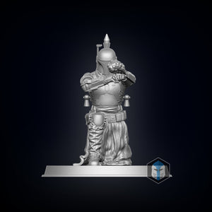 Boba Fett Figurine - Pose 2 - 3D Print Files - Galactic Armory