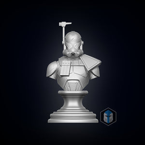 Captain Rex Bust - 3D Print Files - Galactic Armory