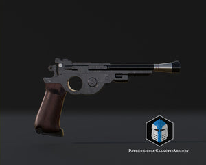 Mando Blaster Pistol - 3D Print Files - Galactic Armory