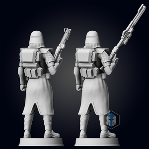 Galactic Marine Figurine - Pose 3 - 3D Print Files - Galactic Armory