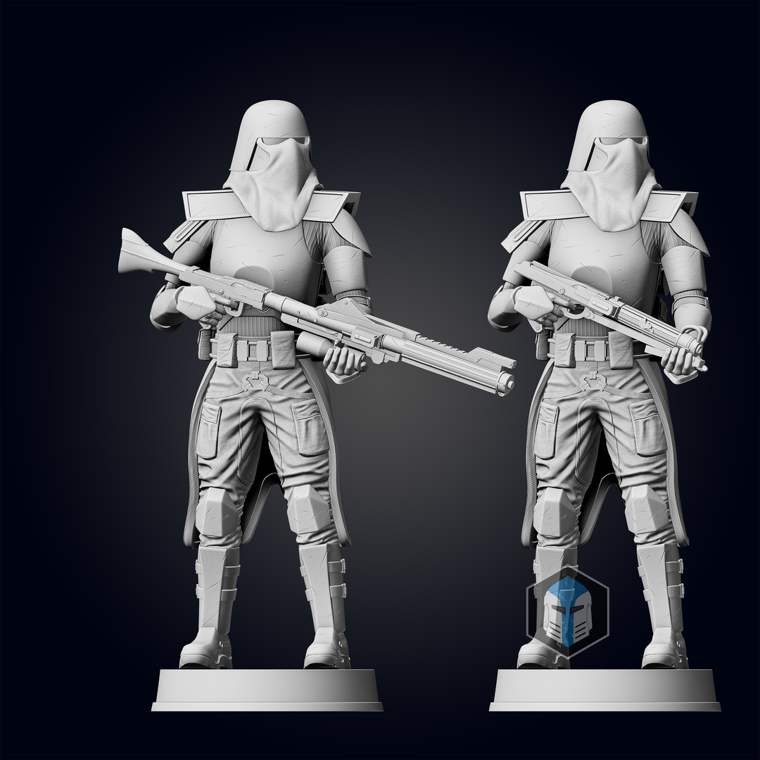 Galactic Marine Figurine - Pose 4 - 3D Print Files – Galactic Armory