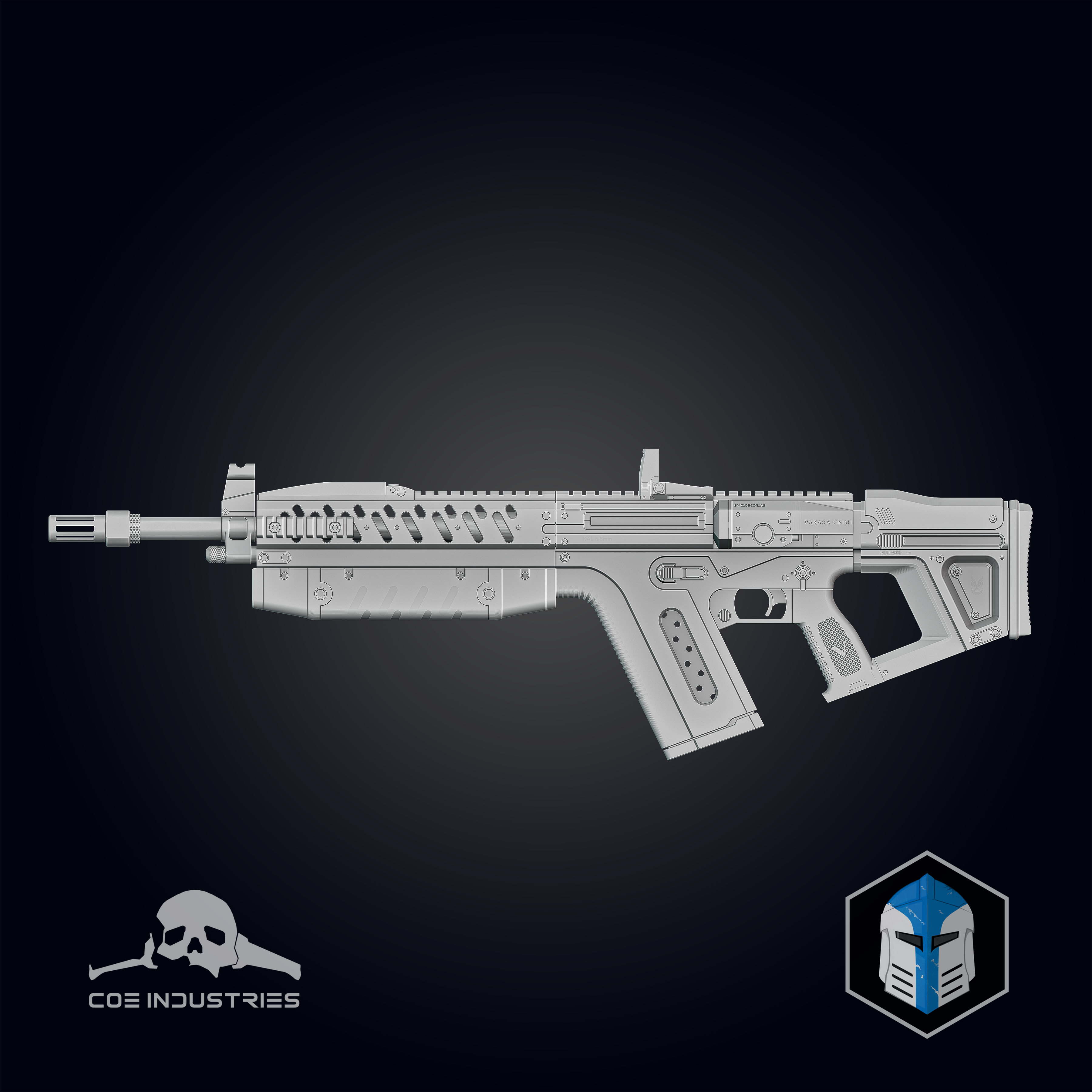 Halo Infinite VK78 Commando Rifle - 3D Print Files - Galactic Armory
