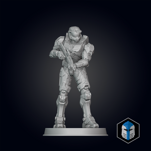 Halo Infinite Master Chief Figurine - Pose 2 - 3D Print Files - Galactic Armory