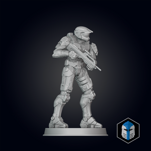 Halo Infinite Master Chief Figurine - Pose 2 - 3D Print Files - Galactic Armory