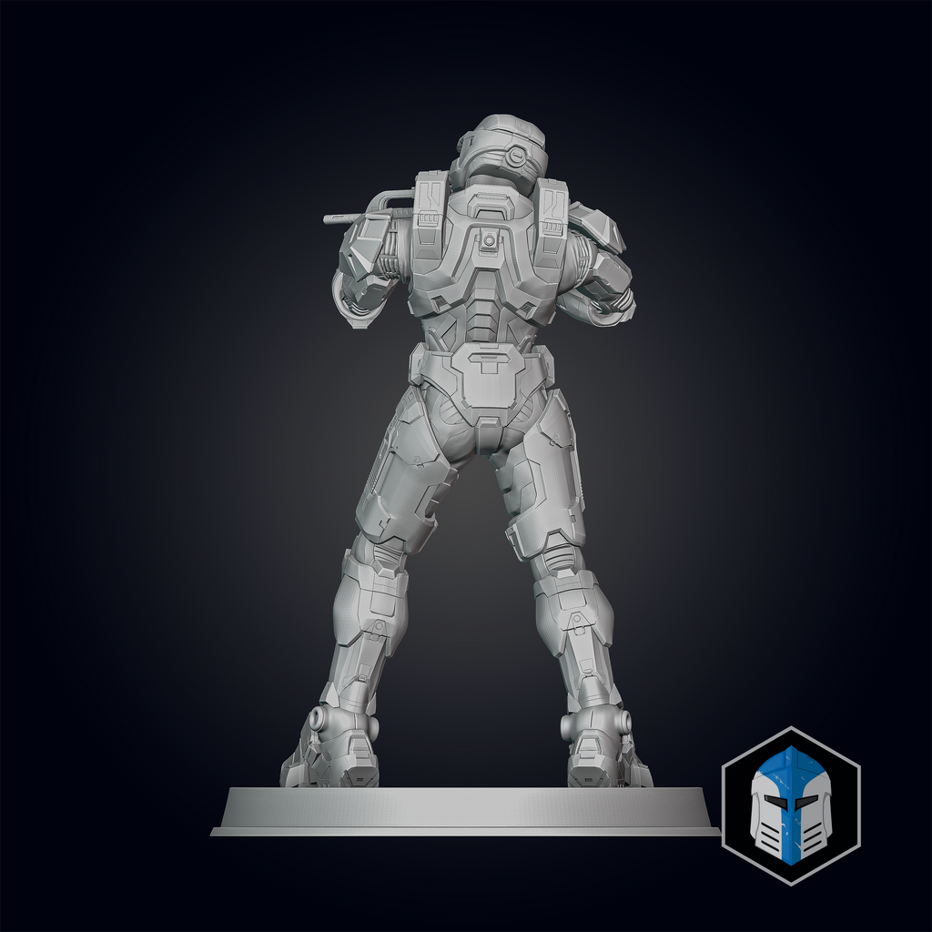 Halo Infinite Master Chief Figurine - Pose 3 - 3D Print Files ...