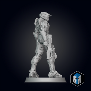 Halo Infinite Master Chief Figurine - Pose 5 - 3D Print Files - Galactic Armory