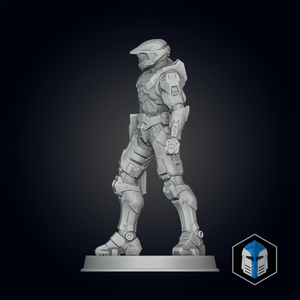 Halo Infinite Master Chief Figurine - Pose 5 - 3D Print Files - Galactic Armory