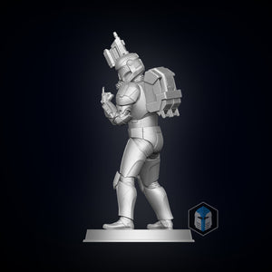 Republic Commando Figurine - Pose 1 - 3D Print Files - Galactic Armory