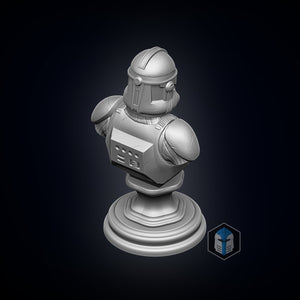 Clone Trooper Bust - 3D Print Files - Galactic Armory