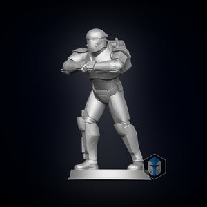 Bad Batch Wrecker Figurine - Pose 1 - 3D Print Files - Galactic Armory