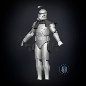 Animated Captain Rex Armor Accessories - 3D Print Files - Galactic Armory