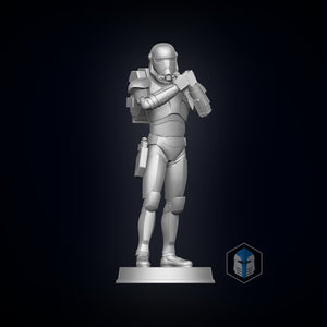 Bad Batch Hunter Figurine - BUNDLE - 3D Print Files - Galactic Armory