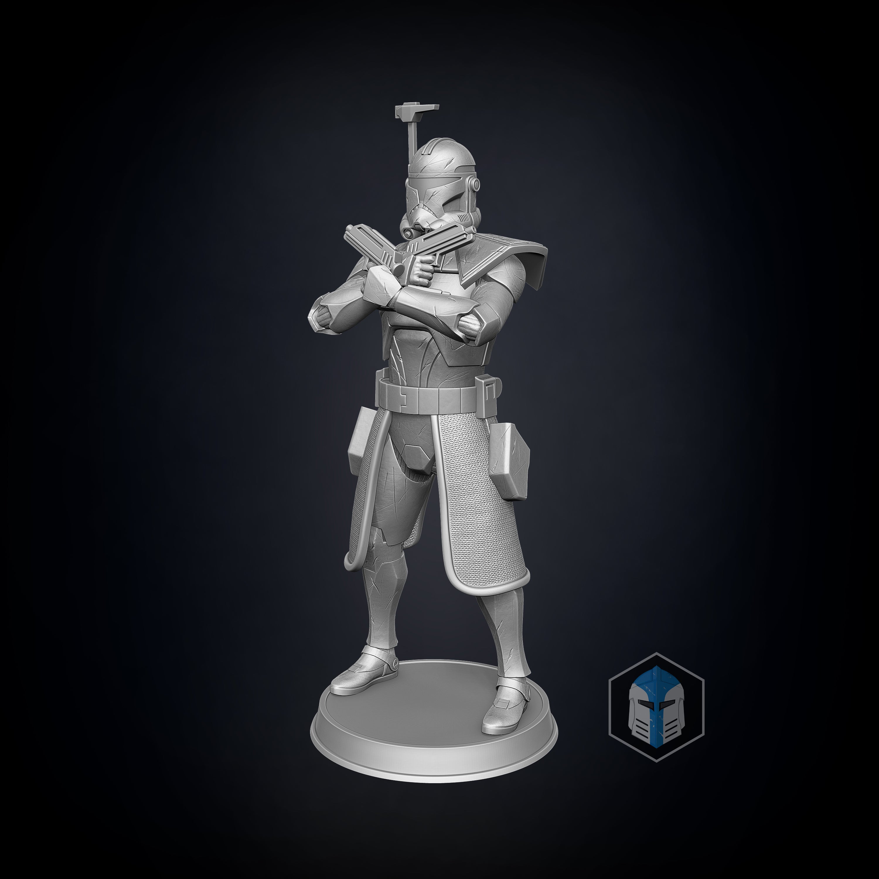 Captain Rex Figurine - Sentinel - 3D Print Files - Galactic Armory