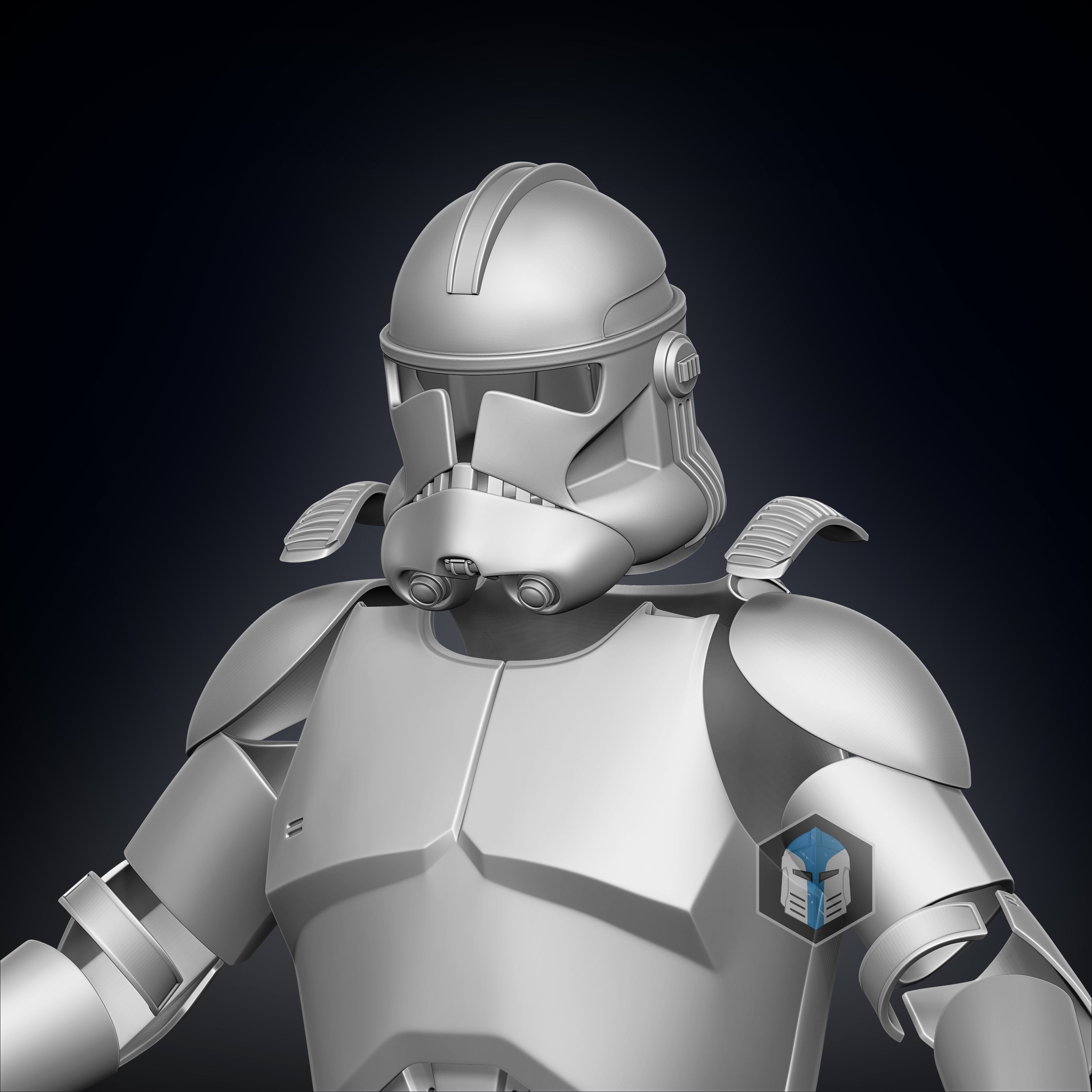 Phase 2 Clone Trooper Armor 3D Print Files Galactic Armory