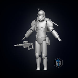 Bad Batch Crosshair Armor - 3D Print Files - Galactic Armory