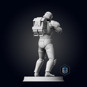 Republic Commando Figurine - Pose 2 - 3D Print Files - Galactic Armory