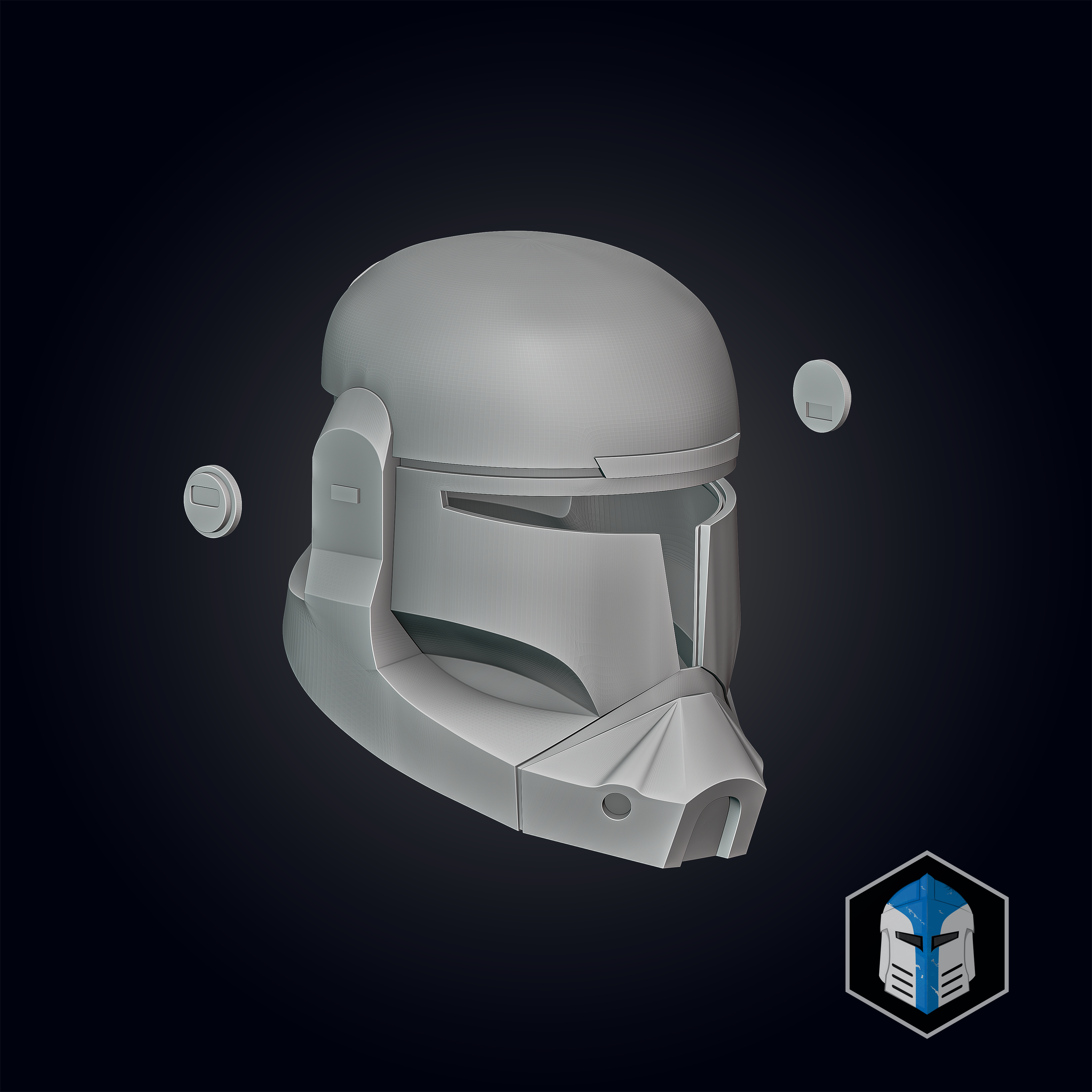 Animierter Republic Commando Helm - 3D-Druckdateien