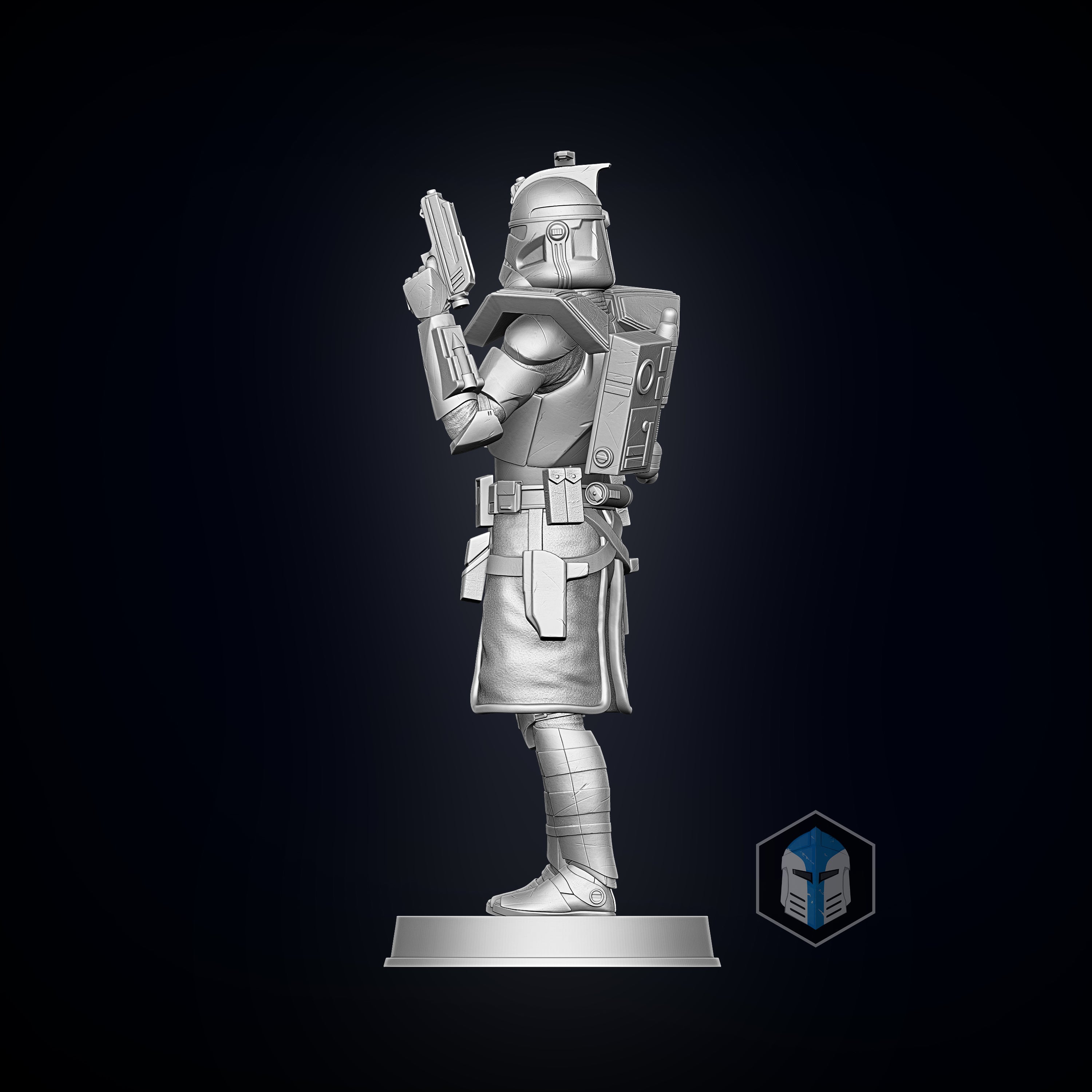 ARC Trooper Figurine - Pose 1 - 3D Print Files - Galactic Armory