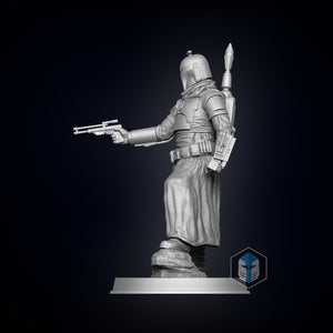 Boba Fett Figurine - Pose 4 - 3D Print Files - Galactic Armory