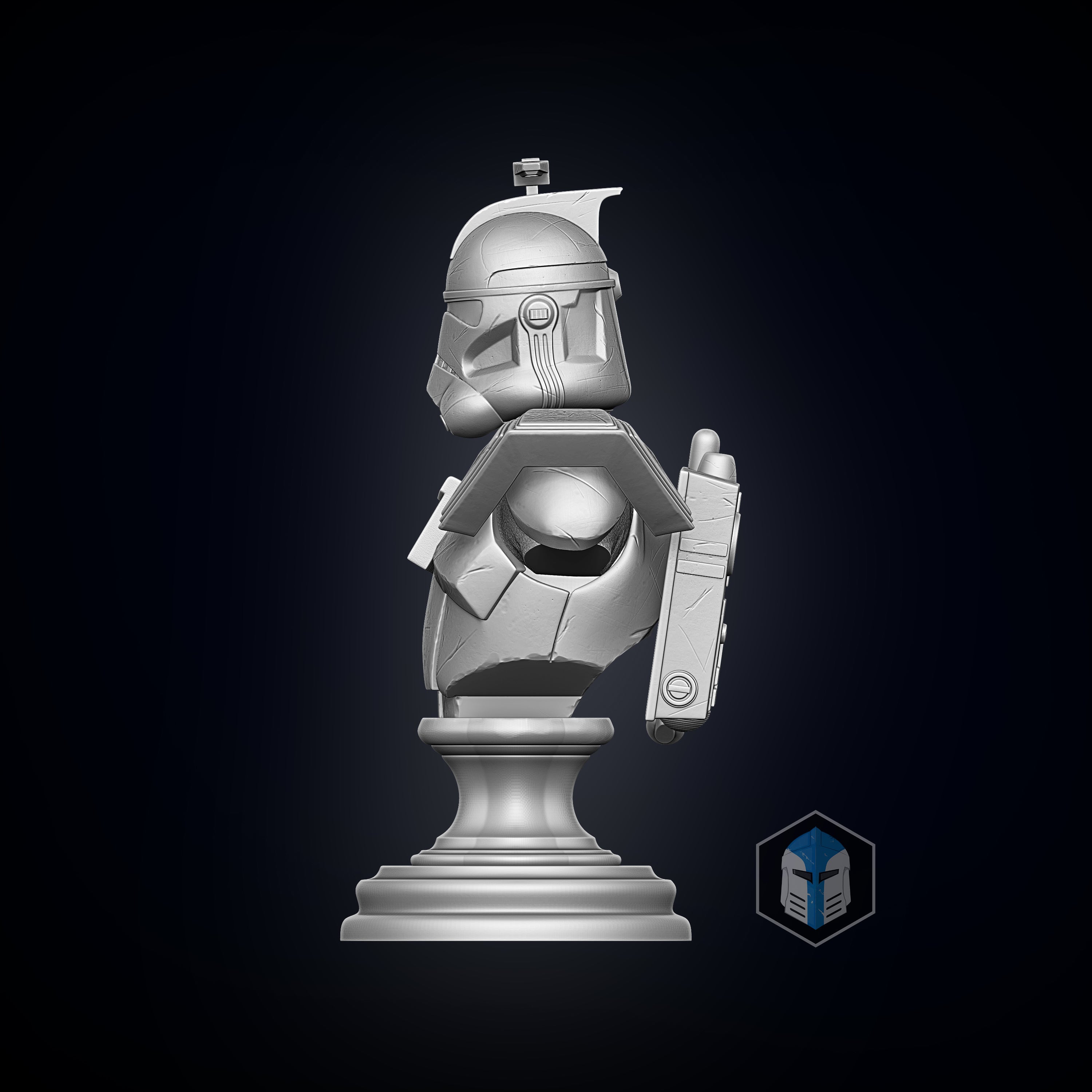 ARC Trooper Bust - 3D Print Files - Galactic Armory