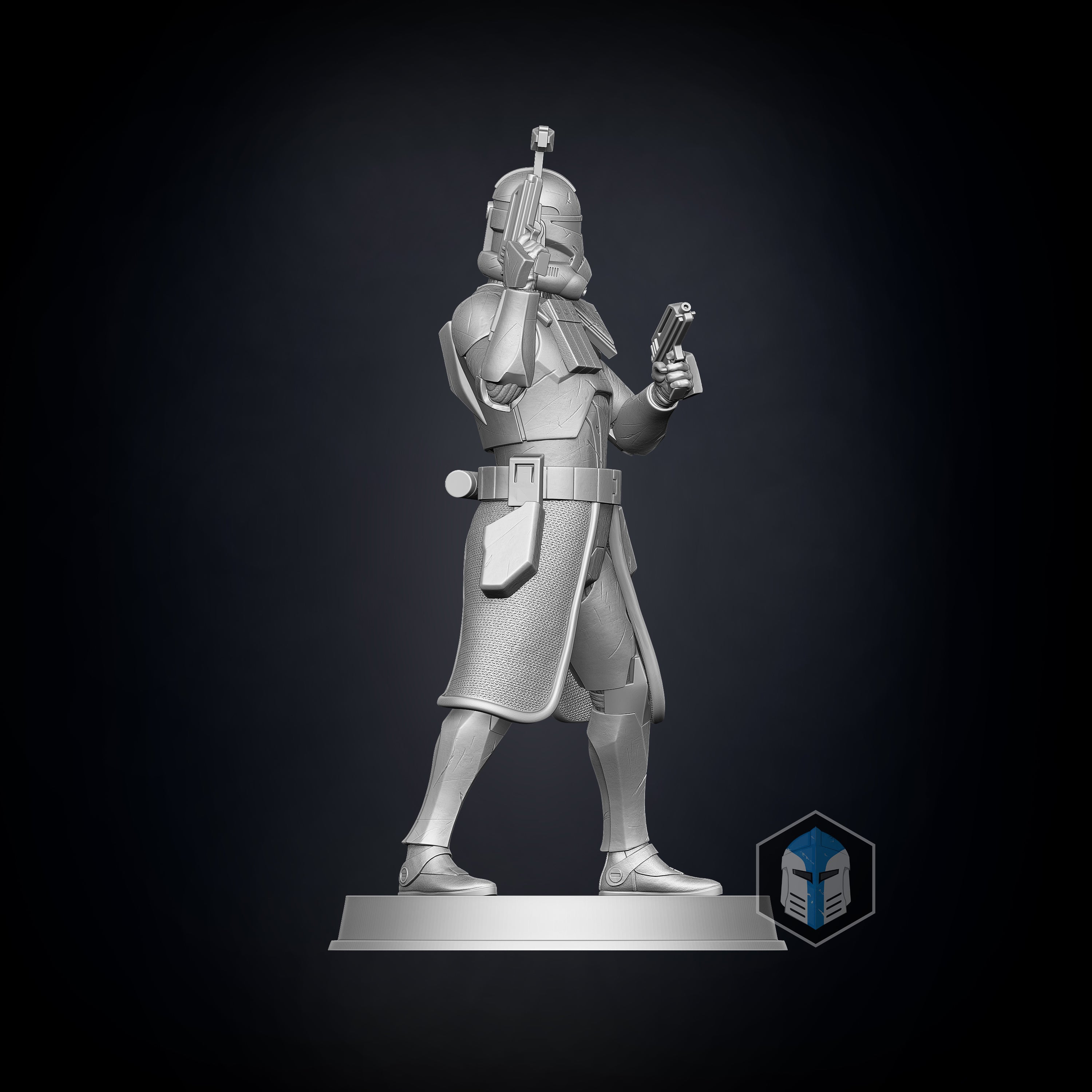 Captain Rex Figurine - Experience - 3D Print Files - Galactic Armory