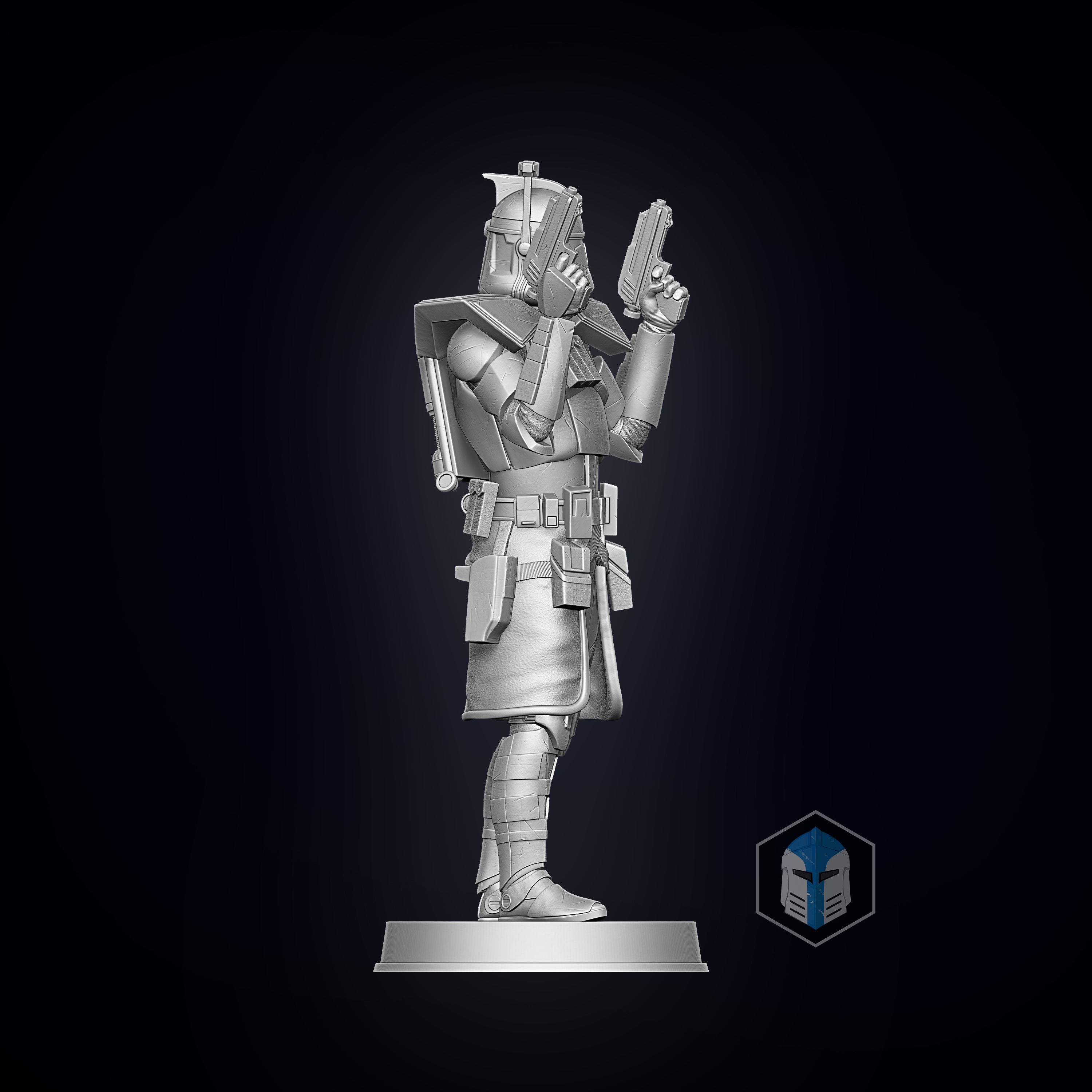 ARC Trooper Figurine - Pose 1 - 3D Print Files - Galactic Armory