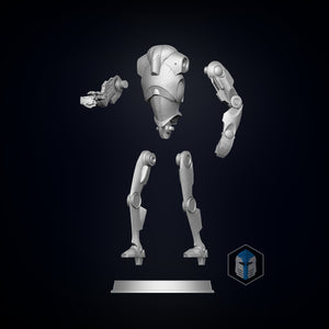 B2 Super Battle Droid - Pose 1 - 3D Print Files - Galactic Armory