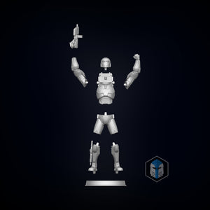 Bad Batch Wrecker Figurine - Pose 5 - 3D Print Files - Galactic Armory