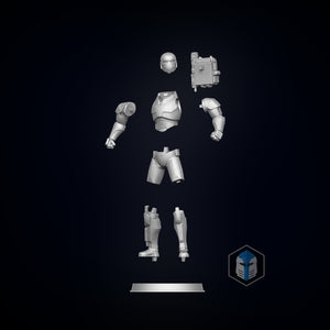 Bad Batch Wrecker Figurine - Pose 6 - 3D Print Files - Galactic Armory