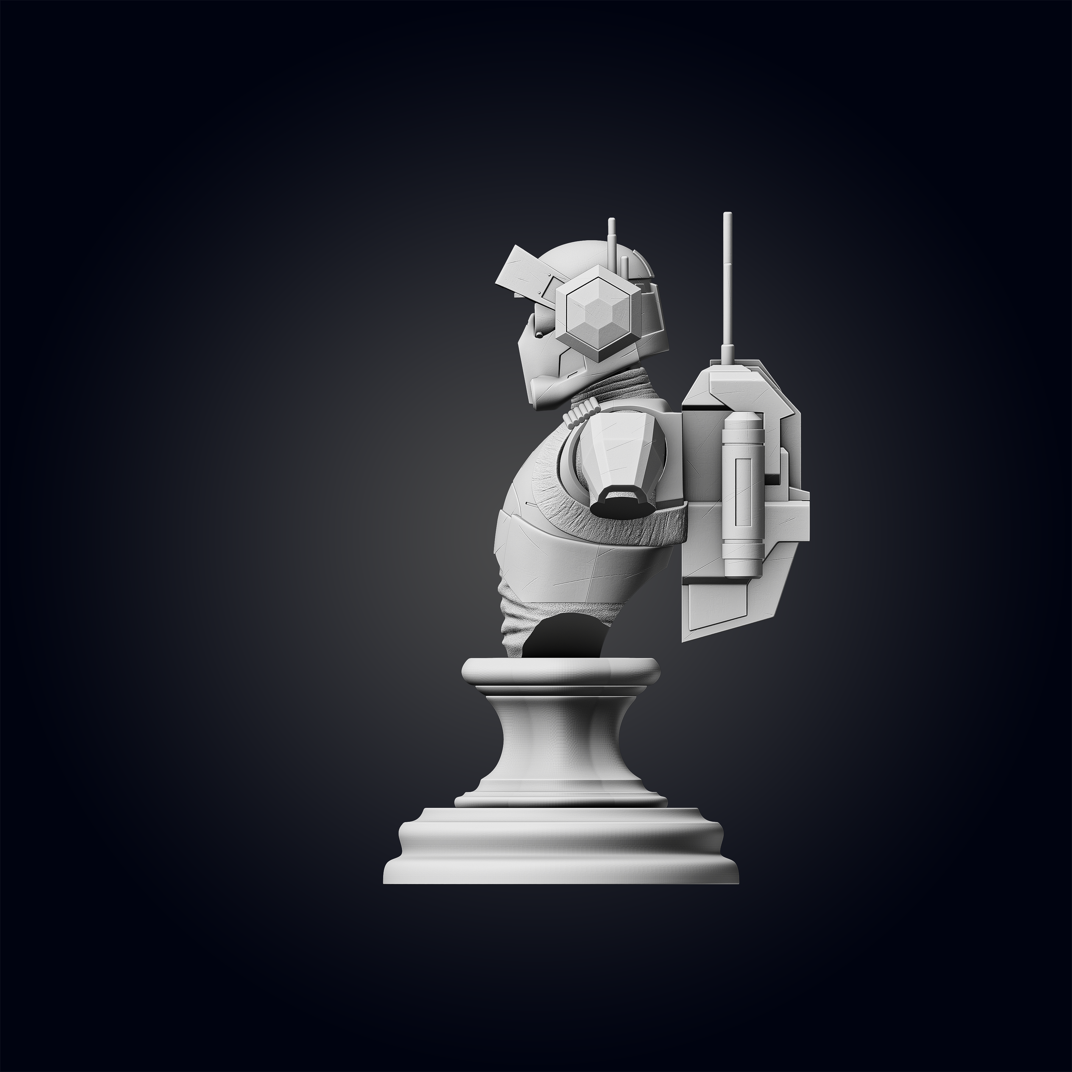 Bad Batch Tech Bust - 3D Print Files - Galactic Armory