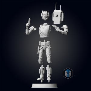 Bad Batch Tech Figurine - Pose 1 - 3D Print Files - Galactic Armory