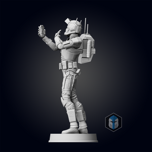 FREE - Bad Batch Tech Figurine - Pose 2 - 3D Print Files - Galactic Armory