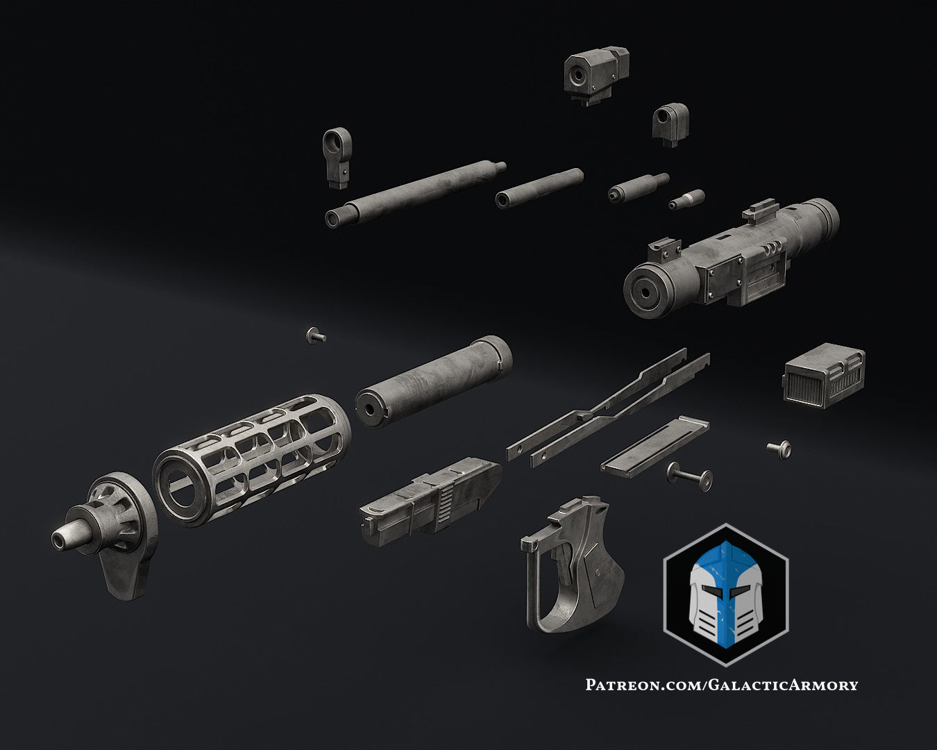 E-5 Battle Droid Blaster - 3D Print Files - Galactic Armory
