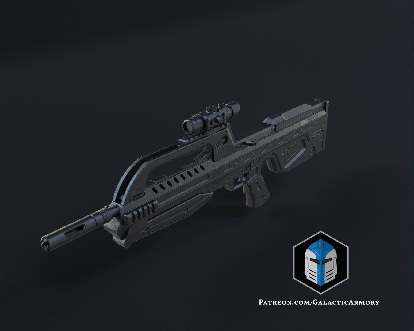 Infinite Battle Rifle - 3D Print Files – Galactic Armory